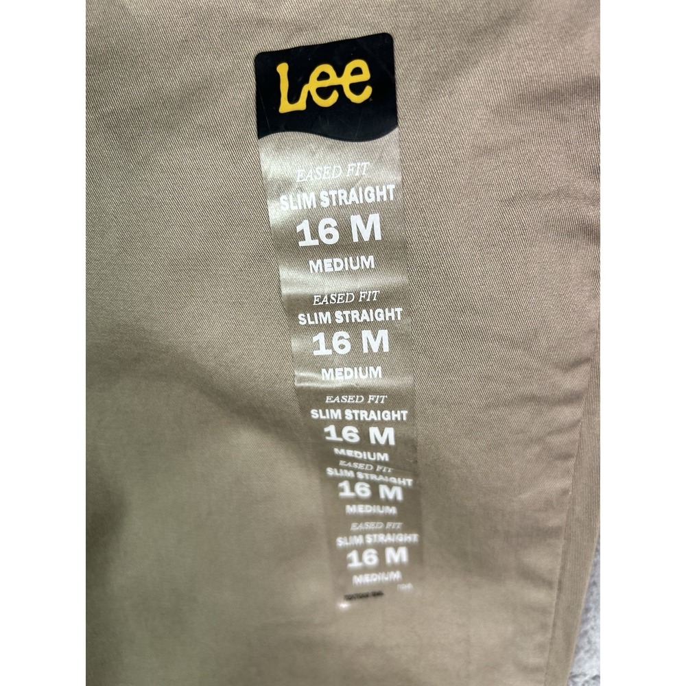 Lee Eased Fit Tailored Chino Women's Size 16 M Pants @40x30 NWT - Picture 5 of 6